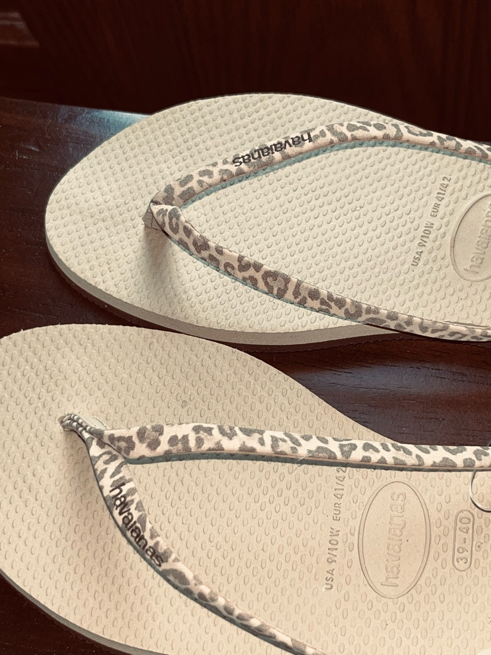 Havaianas Leopard Flip Flops
